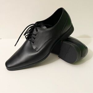 Calvin Klein Mens Brodie Loafers Black Leather Size 10.5
